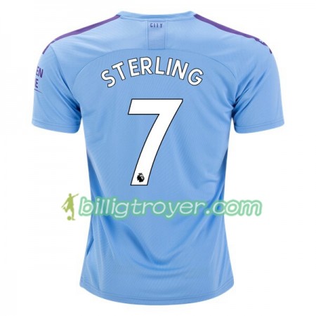 Billige Fotballdrakter Manchester City Sterling 7 Hjemmedraktsett 2019/20 Kortermet